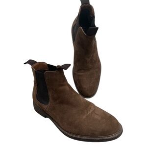 Brown Faux Suede Women's Boots size 40